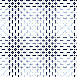 Blue Diamond Crosses - Tiled Up